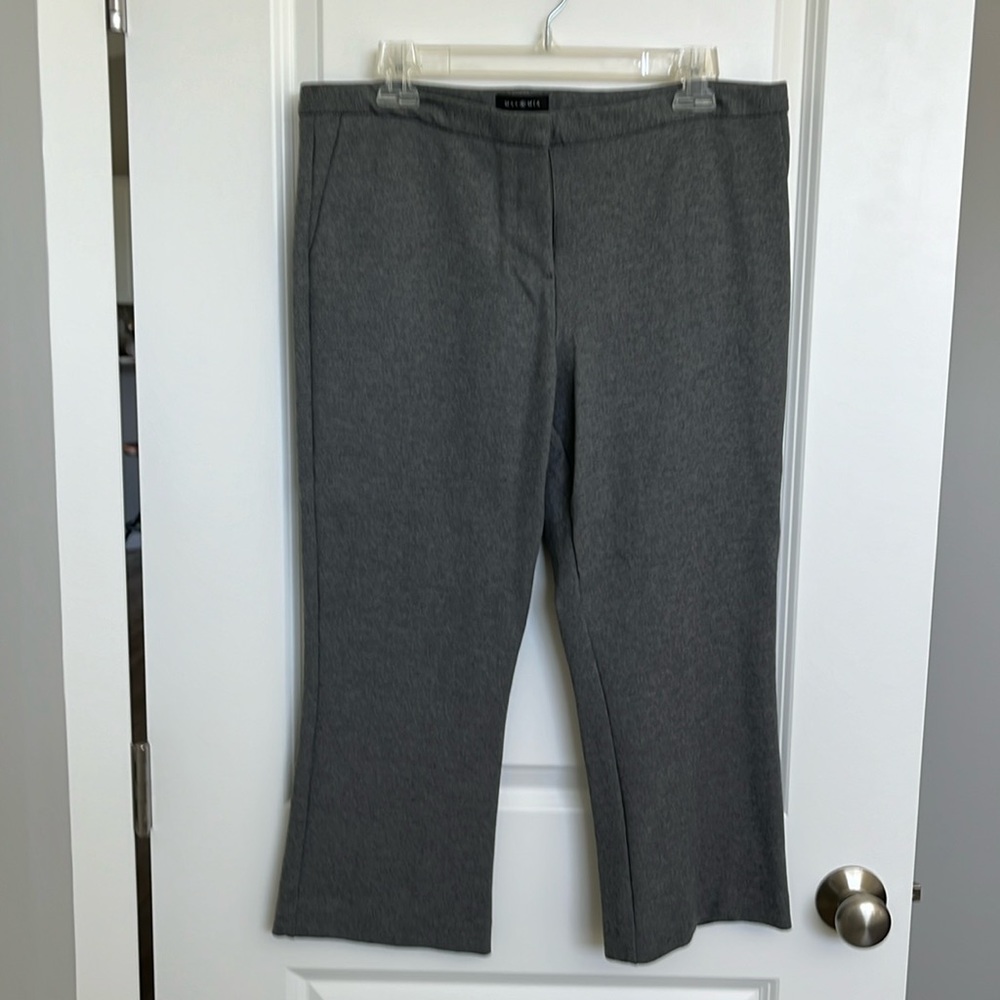 Gray cropped pants